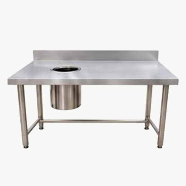 Work Table with Waste Hole